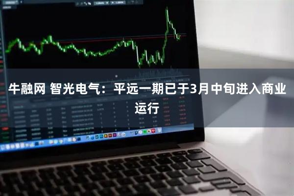 牛融网 智光电气：平远一期已于3月中旬进入商业运行