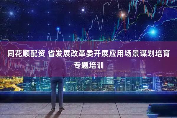 同花顺配资 省发展改革委开展应用场景谋划培育专题培训